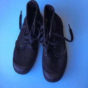 Black palladium boots